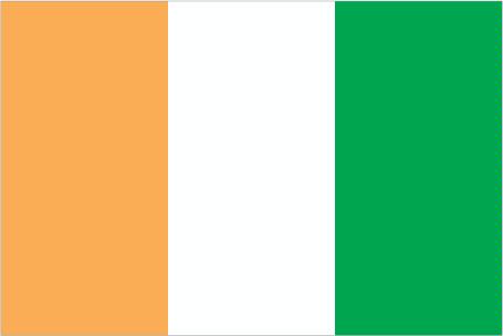 Green White Orange Flag, Flag Green White Orange | printable flags - A national flag with an orange roundel in the center.